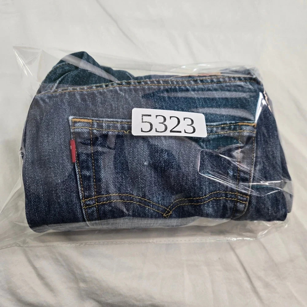 Vintage Levis 501 Jeans 36x32 Made‎ in Mexico Straight Leg Blue Button Fly Denim